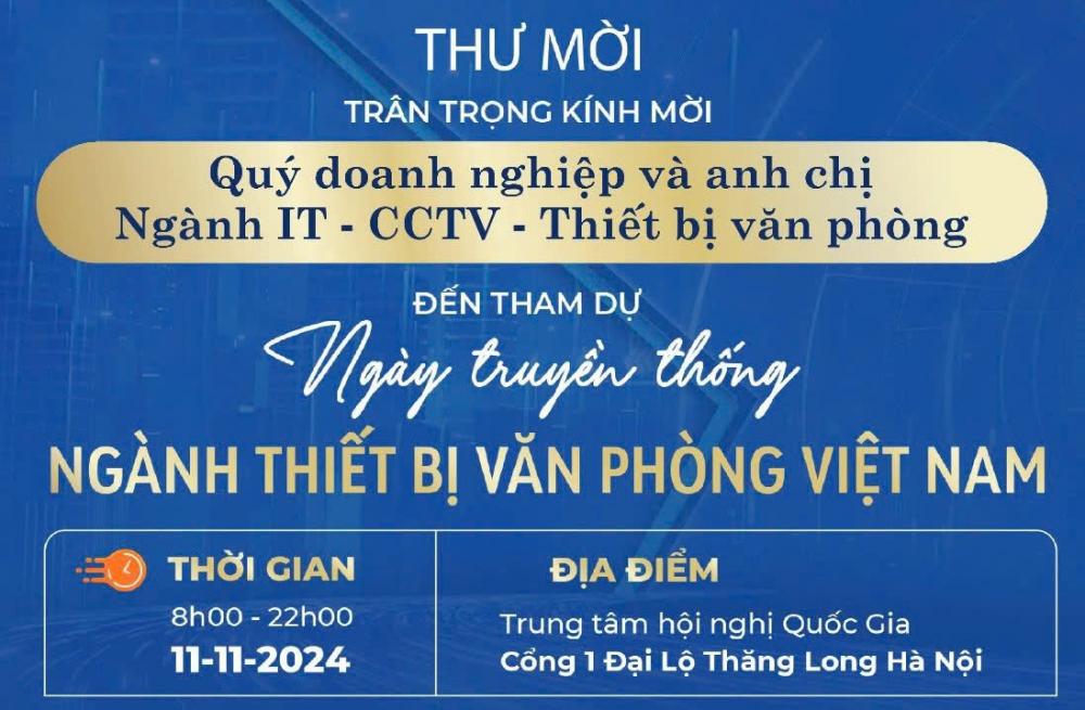 Event 11.11 Kết Nối Tương Lai - Đồng hành ngày hội truyền thống ngành thiết bị văn phòng Việt Nam