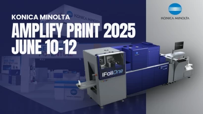 Konica Minolta Khẳng Định Vị Thế Dẫn Đầu Về Trang Trí Kỹ Thuật Số tại Amplify Print 2025