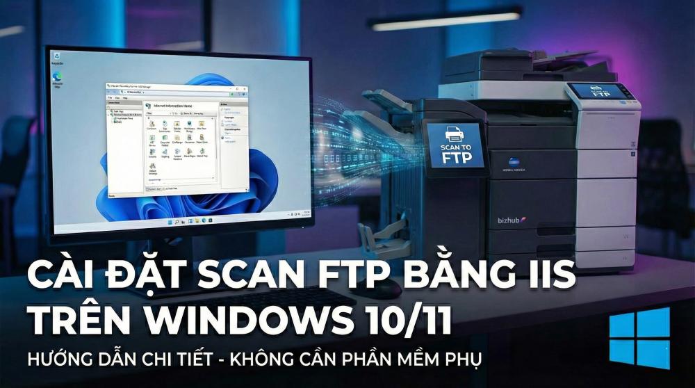 Hướng Dẫn Cài Đặt Scan FTP Bằng IIS Trên Windows 1011 Chi Tiết Nhất