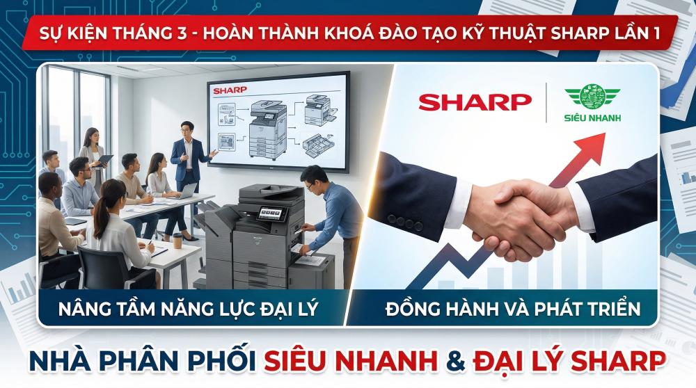 Hoàn Thành Khóa Training Kỹ Thuật Sharp Lần 1