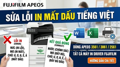 Khắc phục lỗi Bản in Word, Excel mất các ký tự đặc biệt của tiếng Việt như ư, ơ, v.v