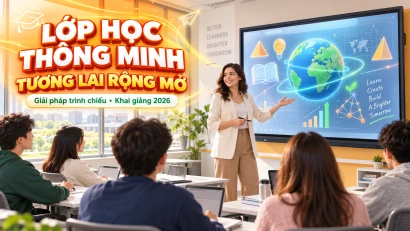 Nâng Tầm Chất Lượng Giảng Dạy Cùng Thiết Bị Trình Chiếu Khai Giảng 2026