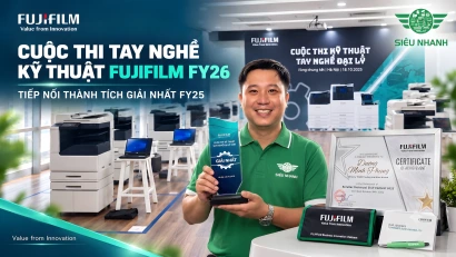 Siêu Nhanh tham gia Cuộc thi tay nghề kỹ thuật Fujifilm FY26