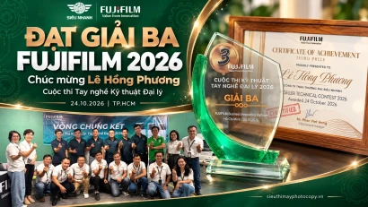 Siêu Nhanh đạt Giải Ba Cuộc thi Tay nghề FUJIFILM 2026