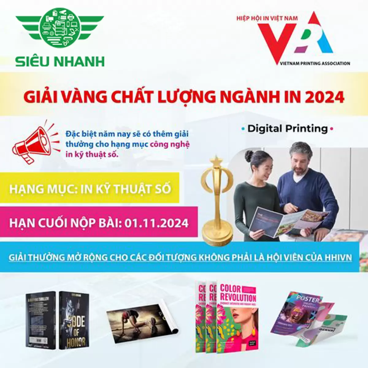 Nâng Tầm Thương Hiệu Với Giải Vàng Chất Lượng In Ấn 2024