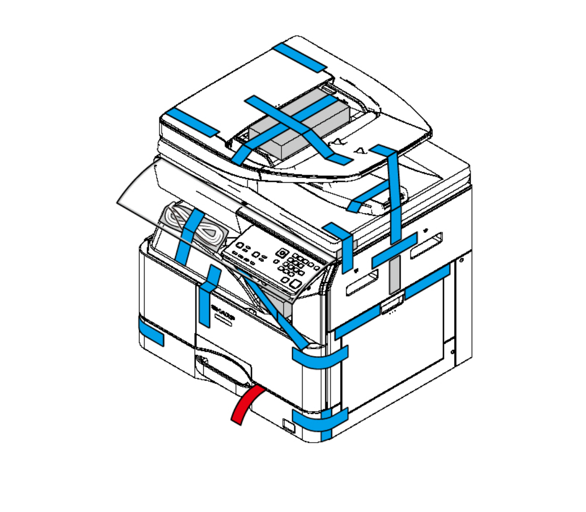Hướng dẫn chi tiết lắp đặt máy photocopy Sharp BP-20M2220M2420M2820M31