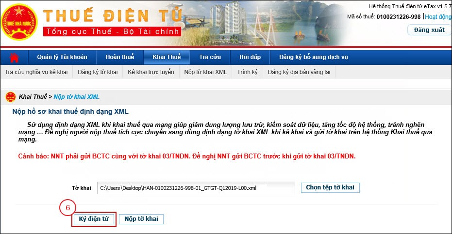 Hướng Dẫn Kê Khai Thuế Cho Doanh Nghiệp Qua VNeID