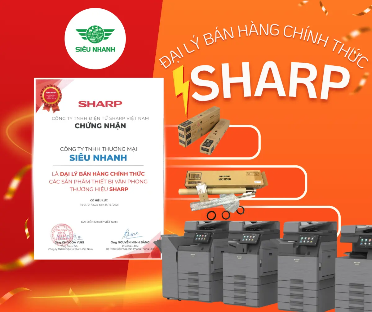 Cách phân biệt linh kiện, mực in Sharp thật và giả | Tránh lỗi máy & mất bảo hành