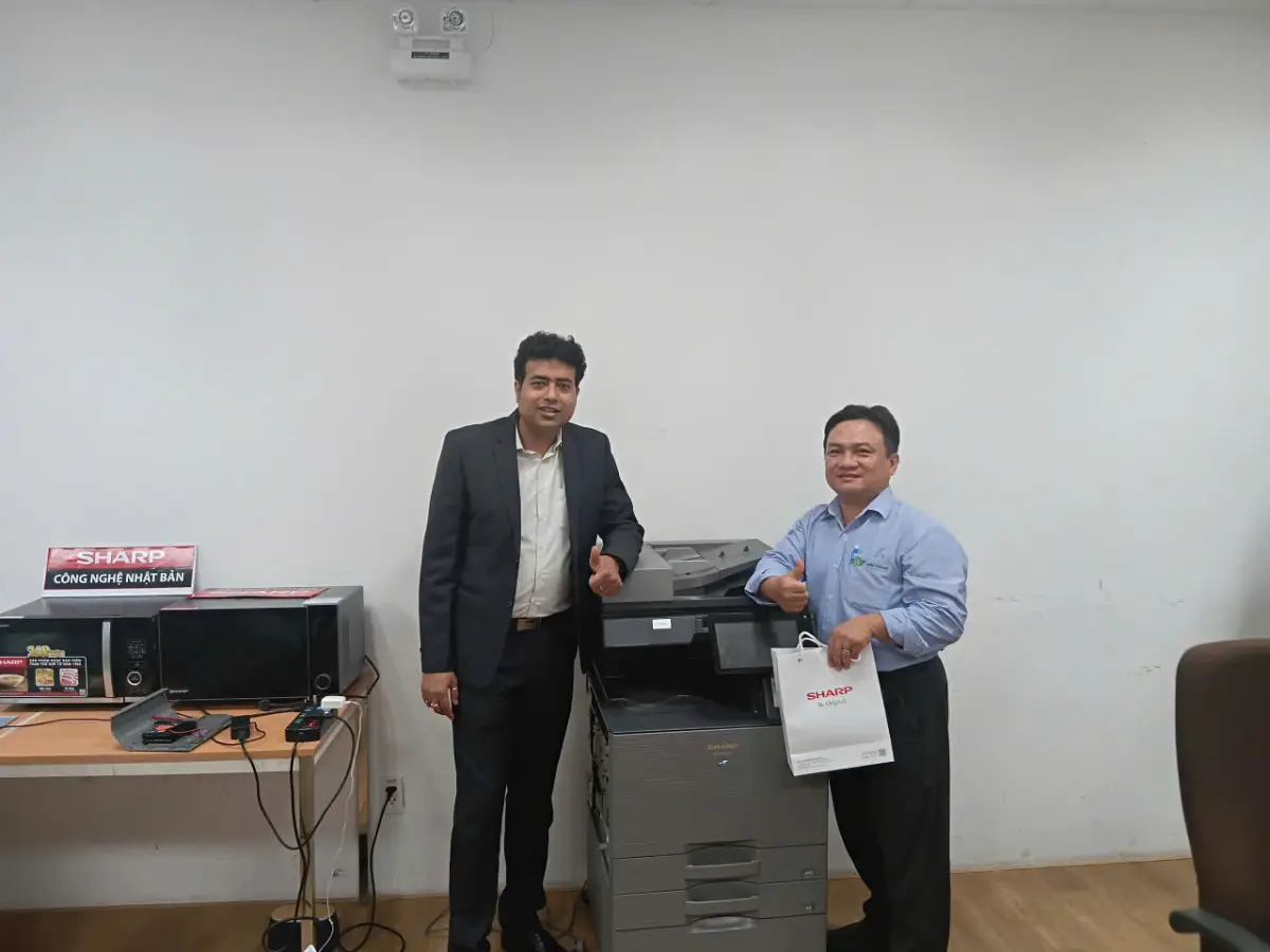 Nâng Cao Chuyên Môn, Đón Đầu Công Nghệ Siêu Nhanh Hoàn Thành Xuất Sắc Khóa Đào Tạo Kỹ Thuật Dòng Máy Sharp BP-50C Series Mới Nhất