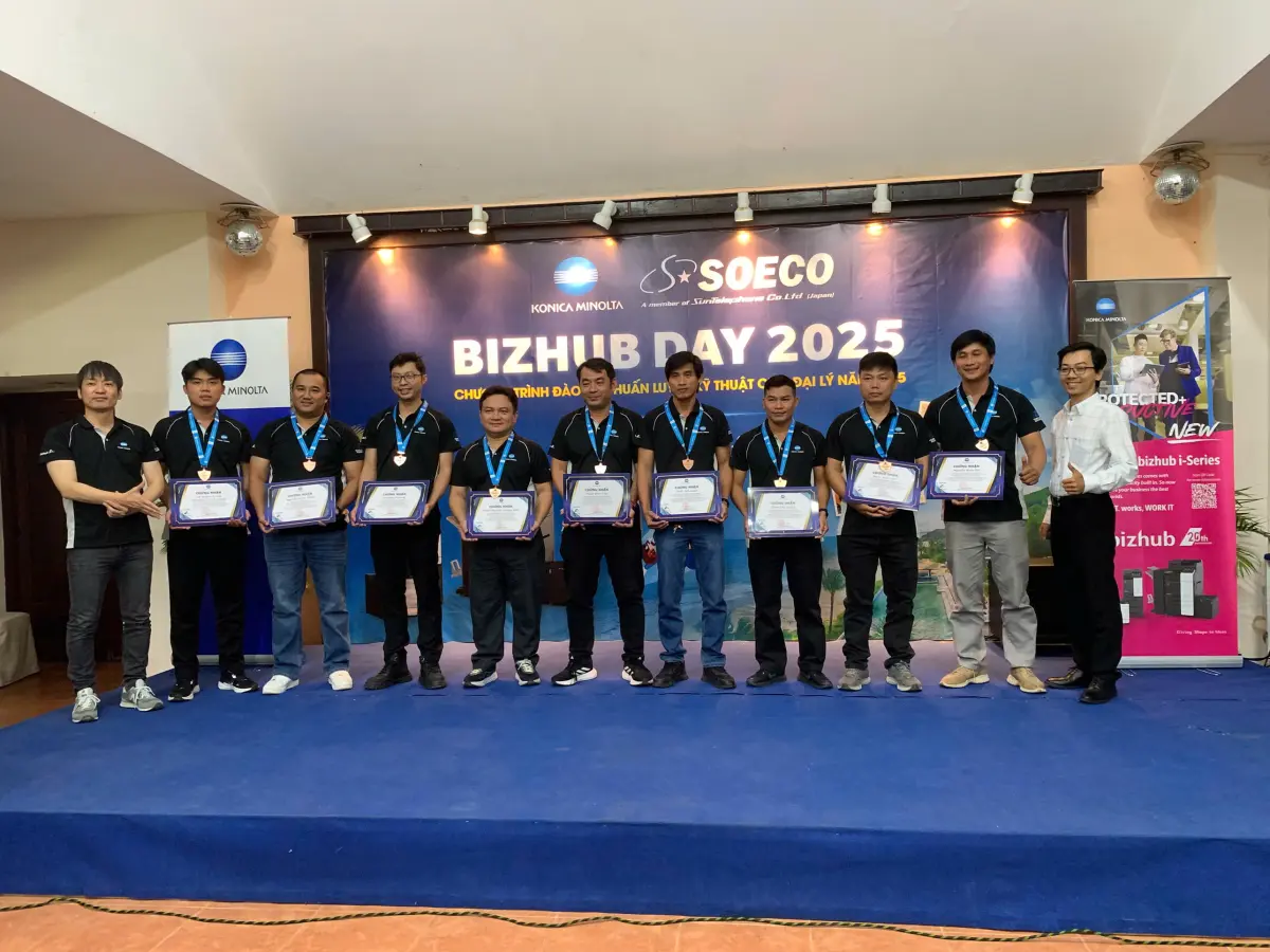 BIZHUB DAY 2025 – SỰ KIỆN ĐÀO TẠO KỸ THUẬT DÀNH CHO ĐẠI LÝ KONICA MINOLTA
