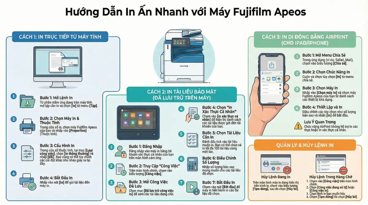Hướng Dẫn Sử Dụng Máy Photocopy Fujifilm Apeos 3561  3061  2561 (Tiếng Việt)