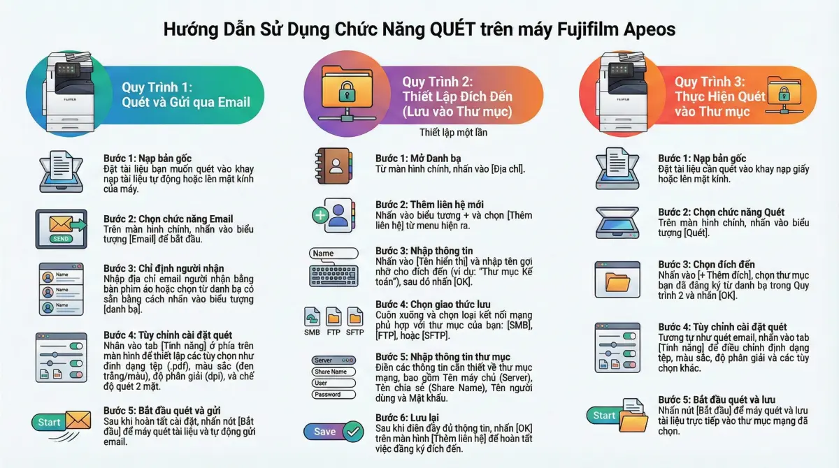 Hướng Dẫn Sử Dụng Máy Photocopy Fujifilm Apeos 3561  3061  2561 (Tiếng Việt)