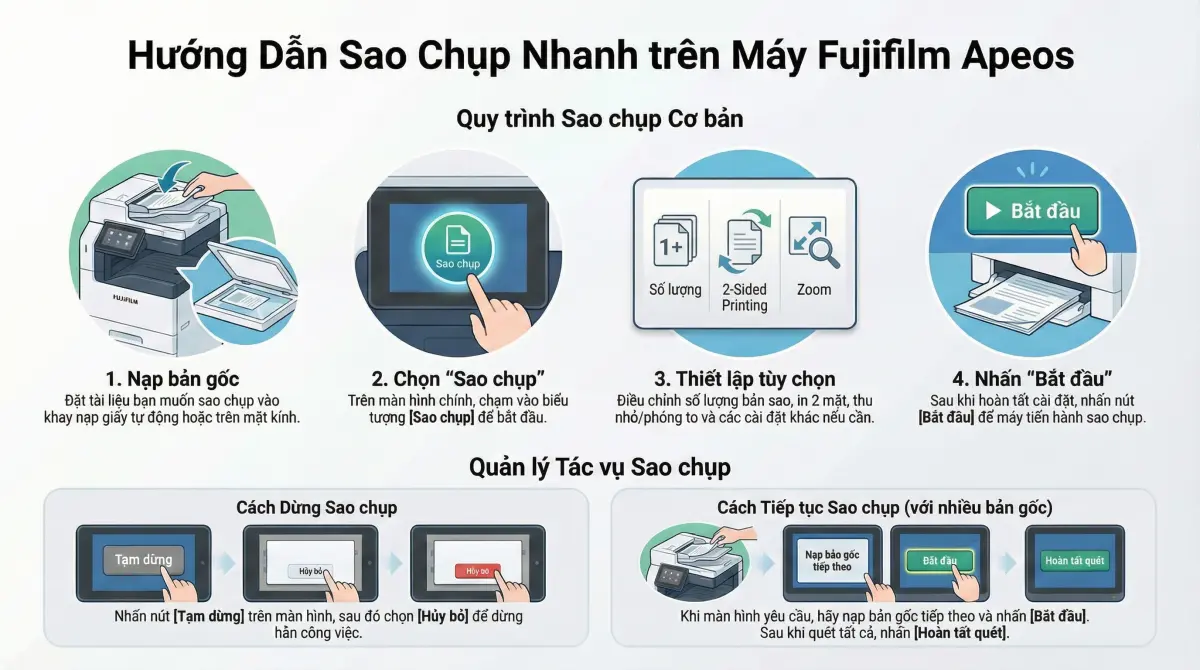 Hướng Dẫn Sử Dụng Máy Photocopy Fujifilm Apeos 3561  3061  2561 (Tiếng Việt)