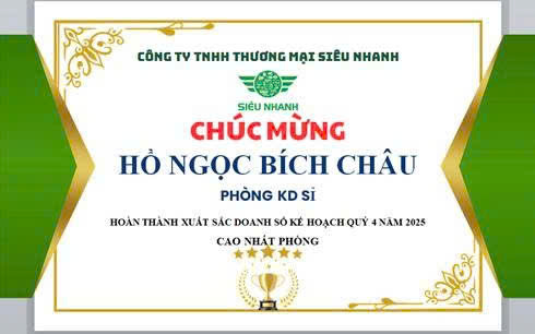 VINH DANH CÁC CHIẾN BINH KINH DOANH XUẤT SẮC NĂM 2025