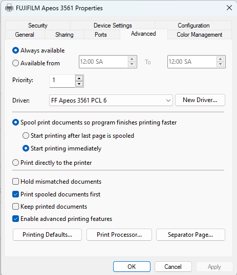 Hướng dẫn Sửa lỗi báo khổ giấy Letter & Lỗi Font chữ Ư Ơ bị mất trên máy Fujifilm Apeos 3561  3061  2561