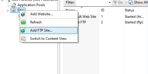Hướng Dẫn Cài Đặt Scan FTP Bằng IIS Trên Windows 1011 Chi Tiết Nhất
