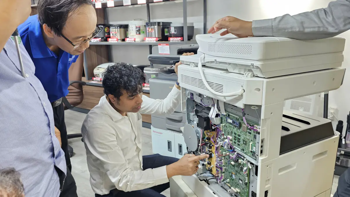 Hoàn Thành Khóa Training Kỹ Thuật Sharp Lần 1