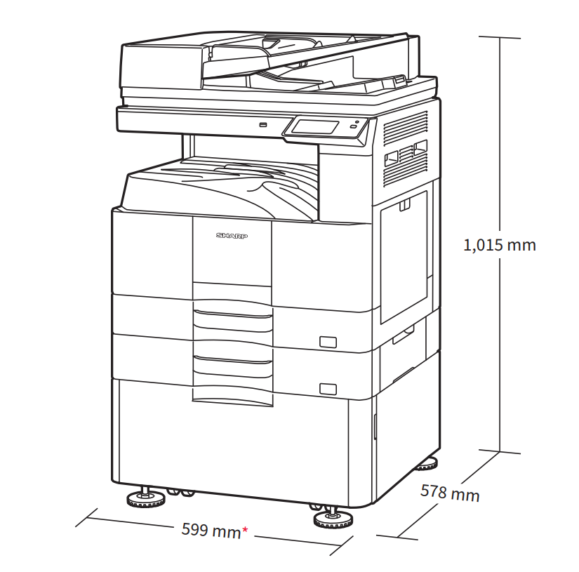 Máy photocopy Sharp BP-22M28 mới 100%