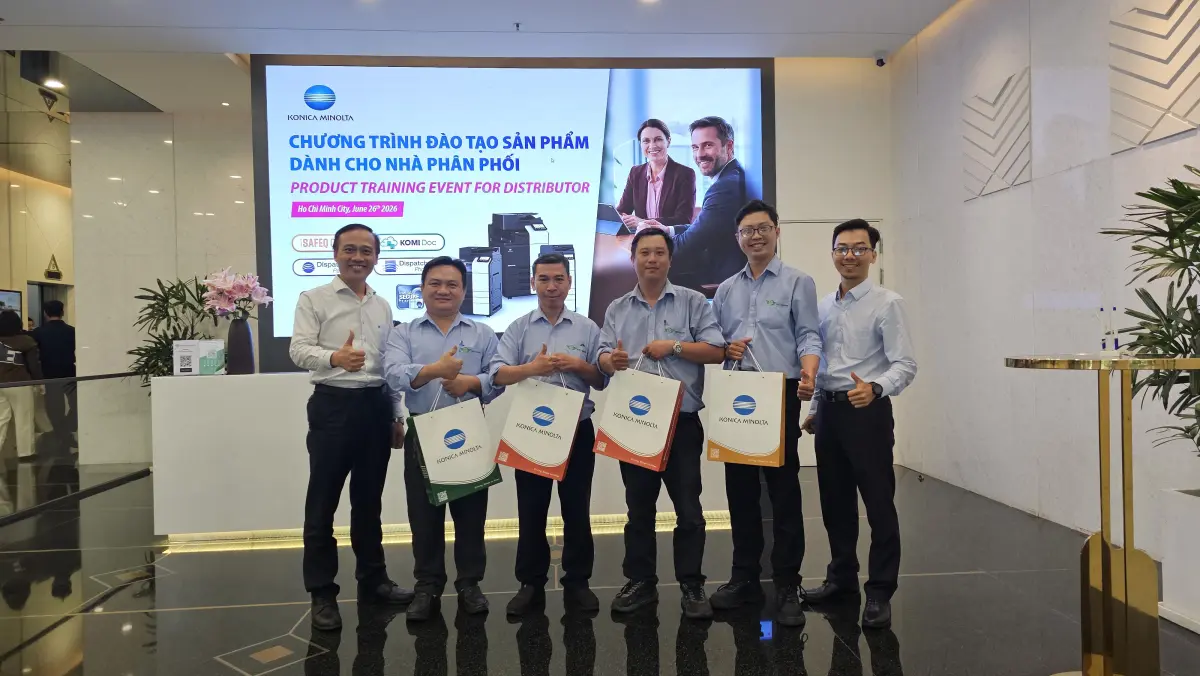 Sự Kiện Siêu Nhanh Tham Dự Đào Tạo Nhà Phân Phối Konica Minolta Đột Phá Năng Suất Với Giải Pháp In Ấn Đám Mây