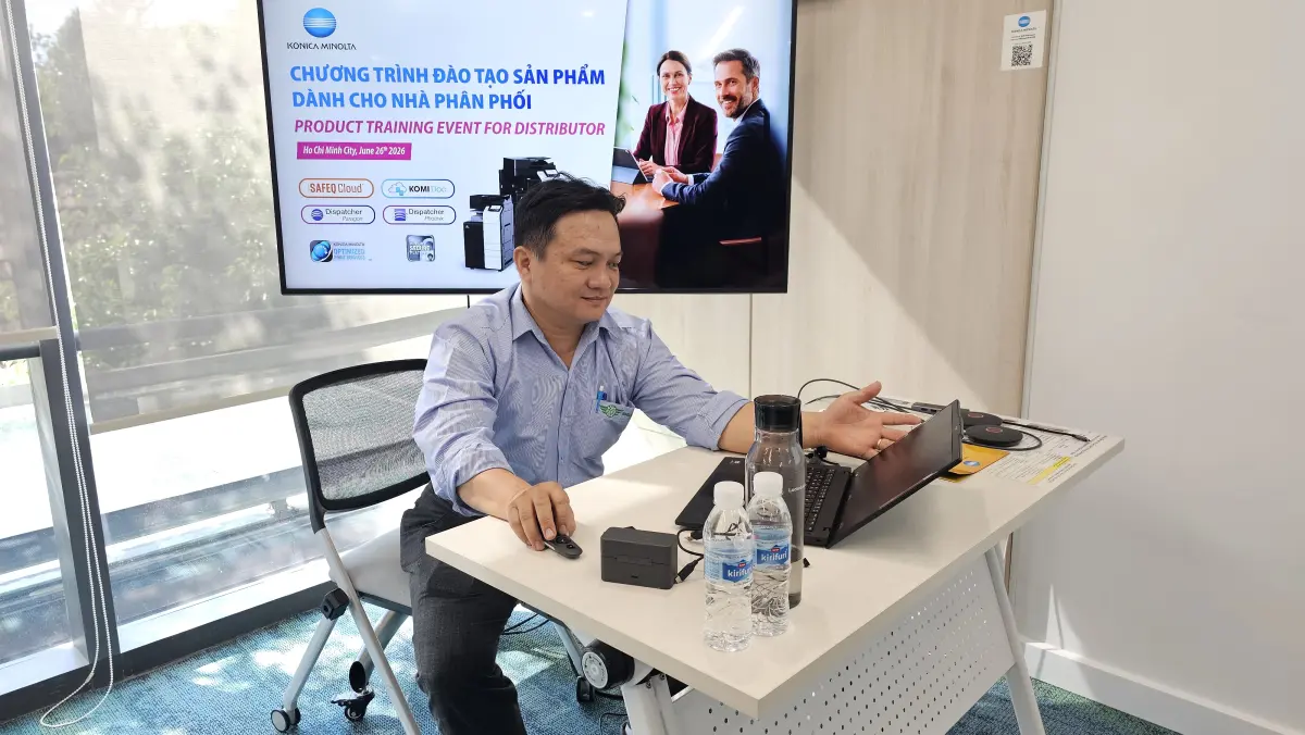 Sự Kiện Siêu Nhanh Tham Dự Đào Tạo Nhà Phân Phối Konica Minolta Đột Phá Năng Suất Với Giải Pháp In Ấn Đám Mây