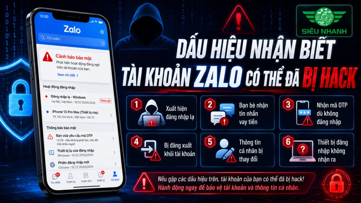 Zalo bị hack phải làm sao? 5 bước lấy lại tài khoản