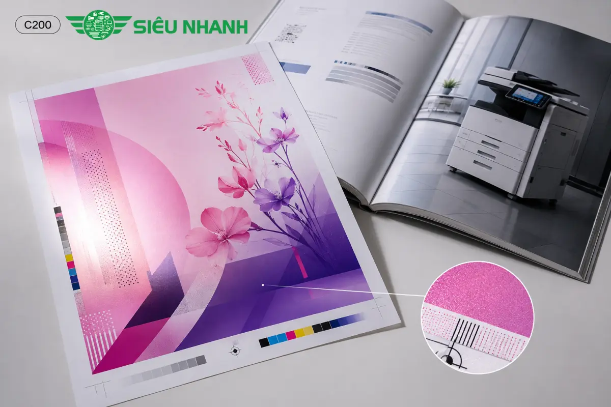 So sánh C200, bột đá, F230, Ivory 300 và giấy mỹ thuật