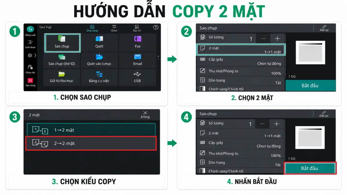 Hướng Dẫn Sử Dụng Máy Photocopy Fujifilm Apeos 3561  3061  2561 (Tiếng Việt)