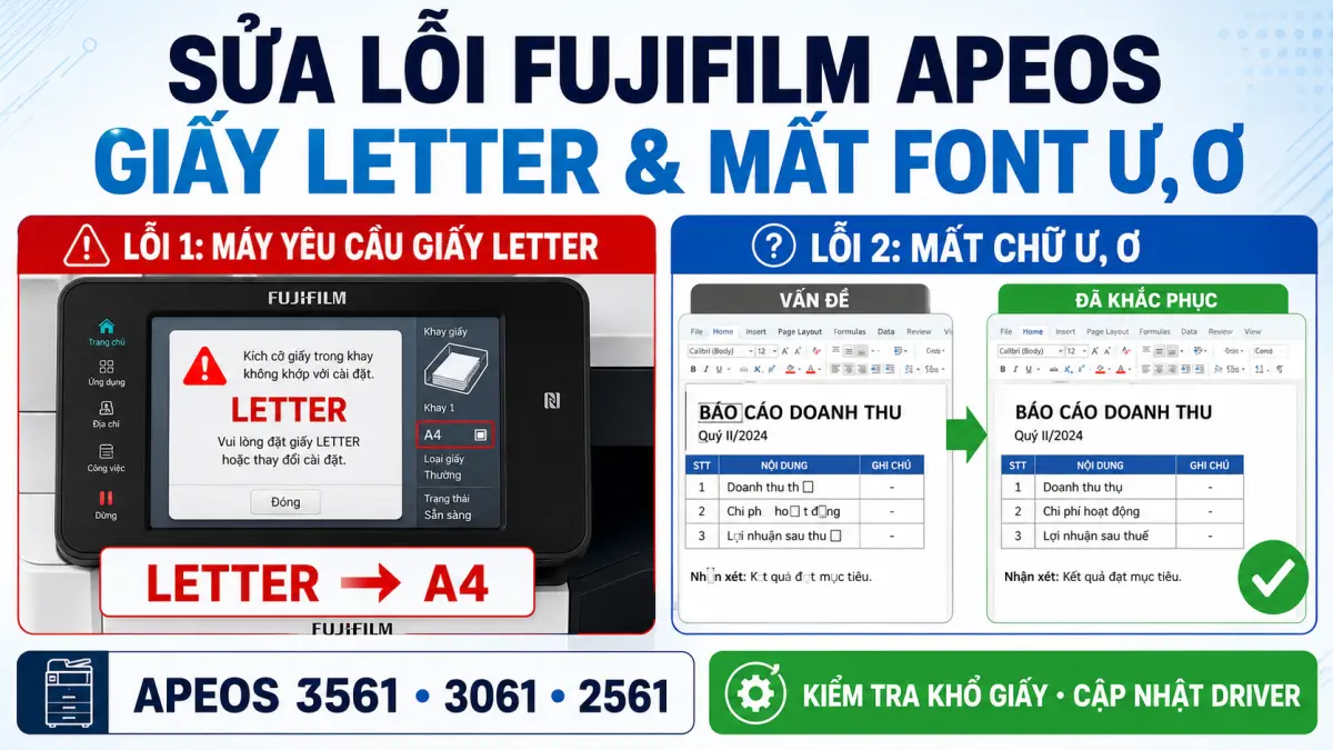 Hướng Dẫn Sử Dụng Máy Photocopy Fujifilm Apeos 3561  3061  2561 (Tiếng Việt)