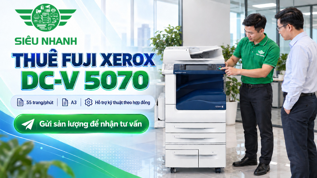 Thuê máy photocopy Fuji Xerox DocuCentre-V 5070 trọn gói
