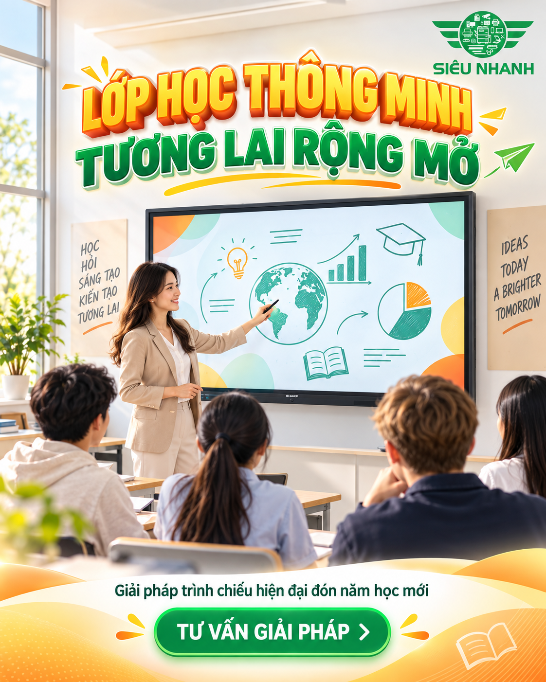 Nâng Tầm Chất Lượng Giảng Dạy Cùng Thiết Bị Trình Chiếu Khai Giảng 2026