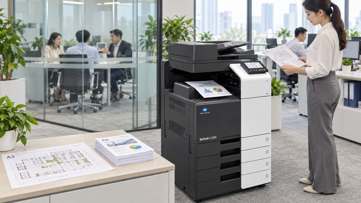 Máy Photocopy màu Konica Minolta Bizhub C288i mới 100%