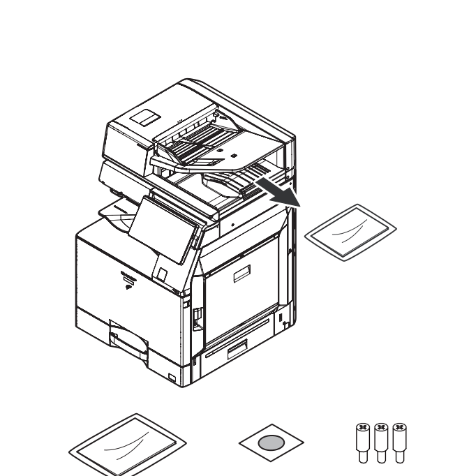 Hướng dẫn lắp đặt máy photocopy Sharp BP-51M và BP-71M series đúng kỹ thuật