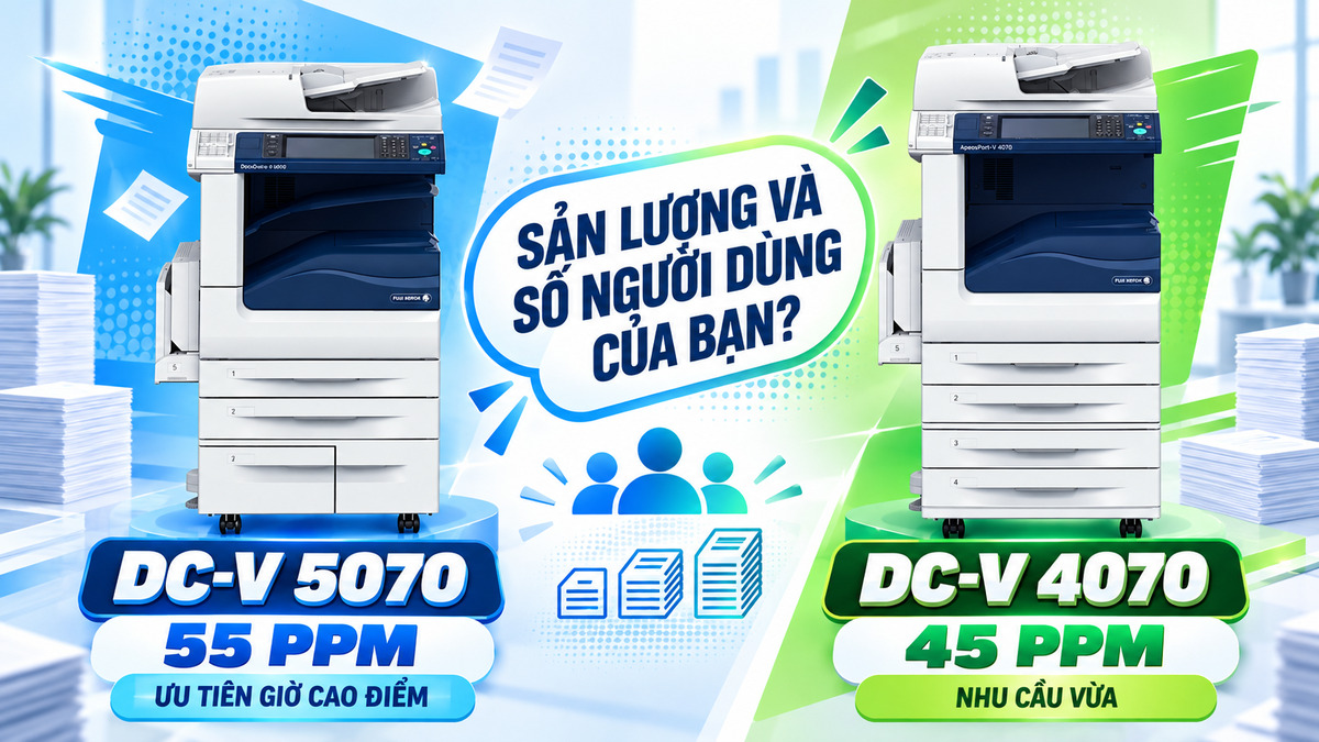 Thuê máy photocopy Fuji Xerox DocuCentre-V 5070 trọn gói