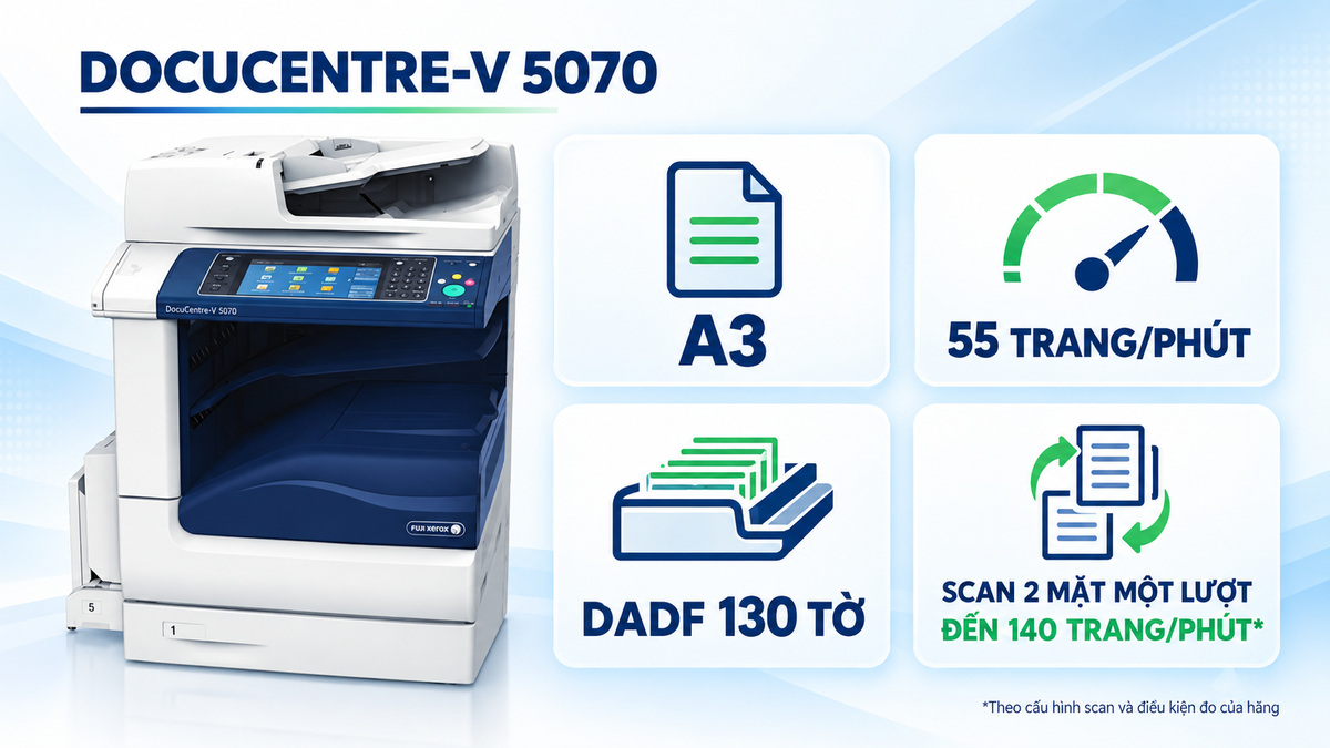 Thuê máy photocopy Fuji Xerox DocuCentre-V 5070 trọn gói