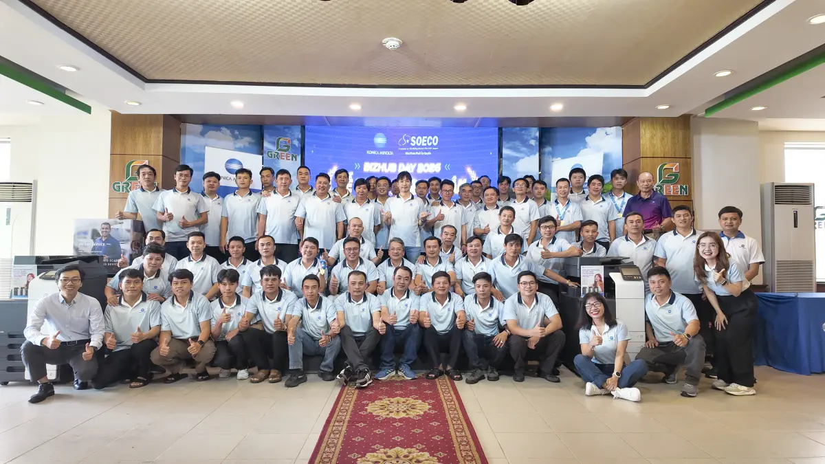 Bizhub Day 2026 Đội ngũ Siêu Nhanh hoàn thành xuất sắc khóa huấn luyện kỹ thuật