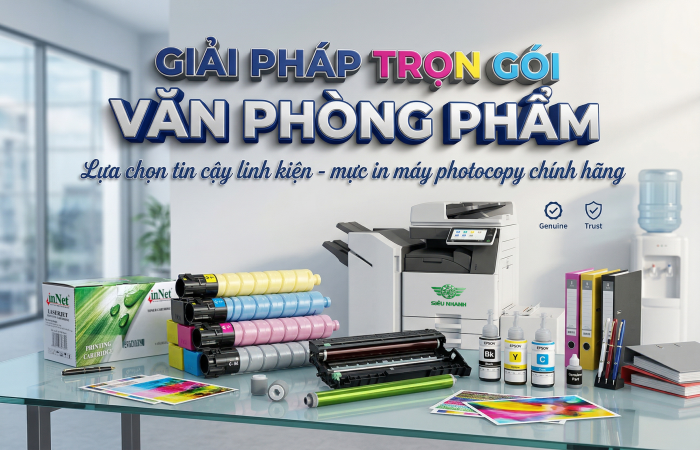 Mực in - mực photocopy - linh kiện chính hãng
