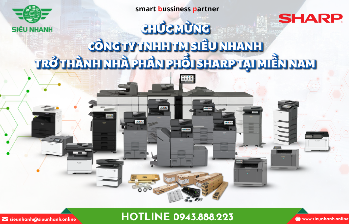 Siêu Nhanh Nhà Phân Phối SHARP Miền Nam