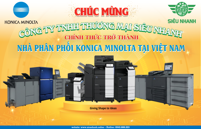 Siêu Nhanh Nhà Phân Phối Konica Minolta